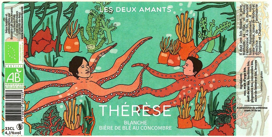 Etiquette BRASSERIE LES 2 AMANTS 38