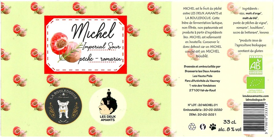 Etiquette BRASSERIE LES 2 AMANTS 43