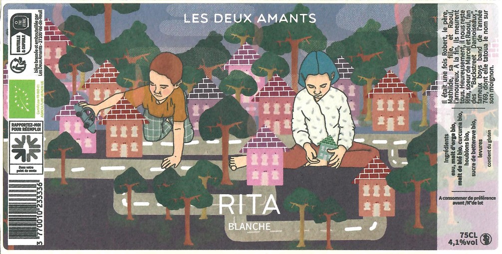 Etiquette BRASSERIE LES 2 AMANTS 63