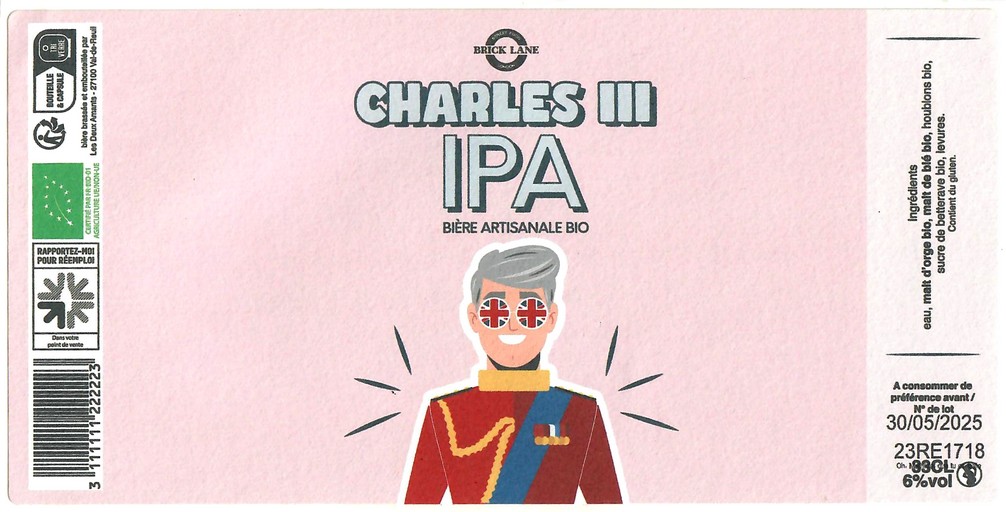 Etiquette BRASSERIE LES 2 AMANTS 70