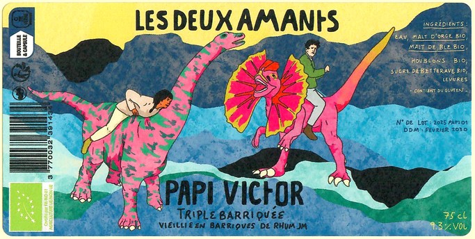 Etiquette BRASSERIE LES 2 AMANTS 85