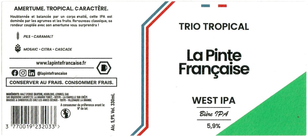 Etiquette BRASSERIE LES ANGES DECHUS 03