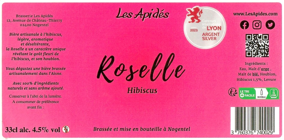Etiquette BRASSERIE LES APIDES 02