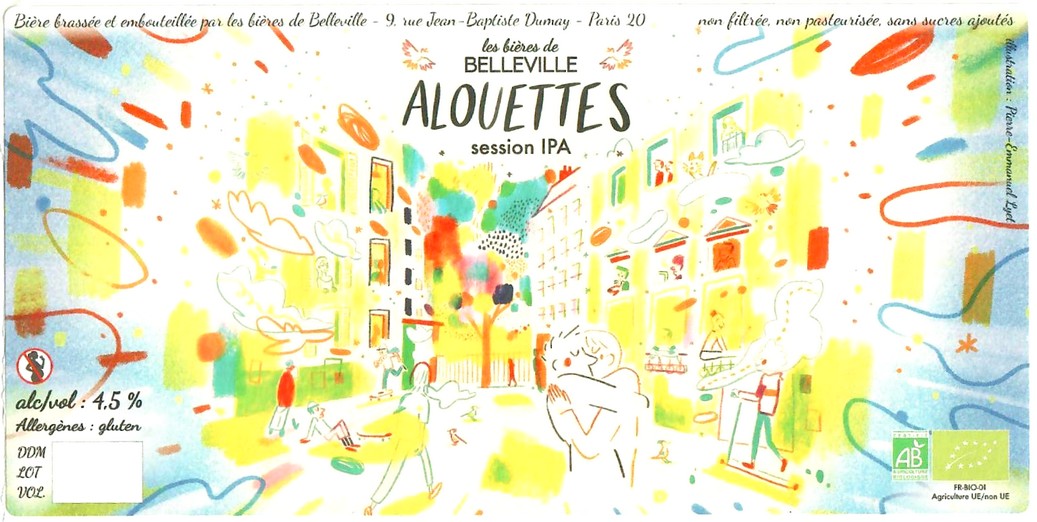 Etiquette BRASSERIE LES BIERES DE BELLEVILLE 05