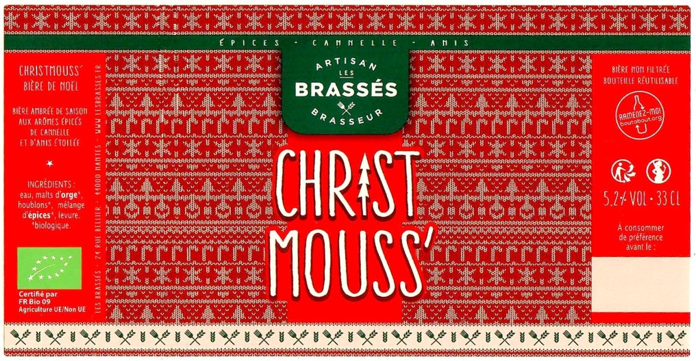 Etiquette BRASSERIE LES BRASSES 10