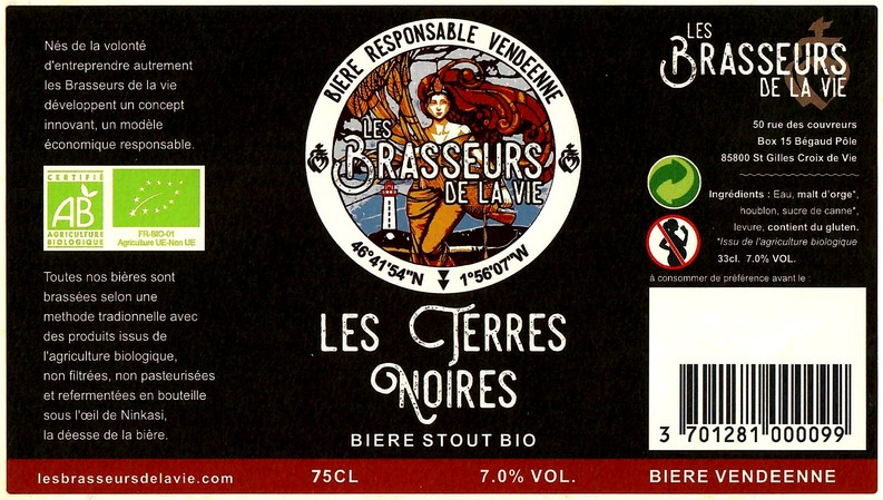 Etiquette BRASSERIE LES BRASSEURS DE LA VIE 05