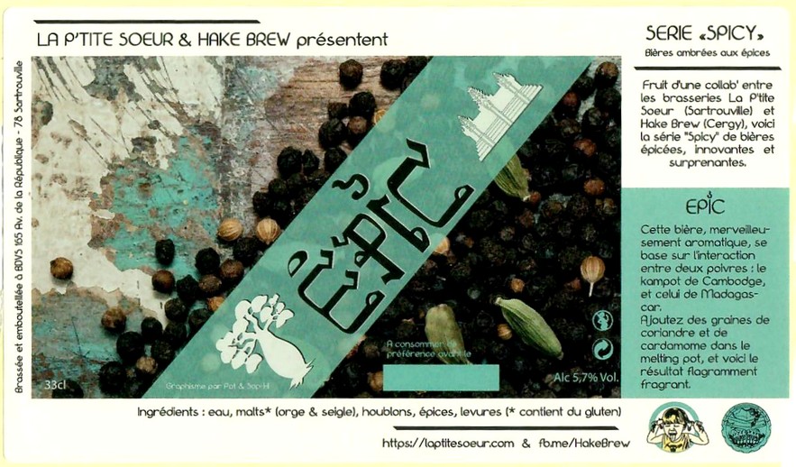 Etiquette BRASSERIE LES BRASSEURS DU VAL DE SEINE 36