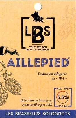Etiquette BRASSERIE LES BRASSEURS SOLOGNOTS 02