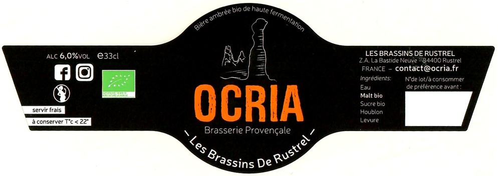 Etiquette BRASSERIE LES BRASSINS DE RUSTREL 09