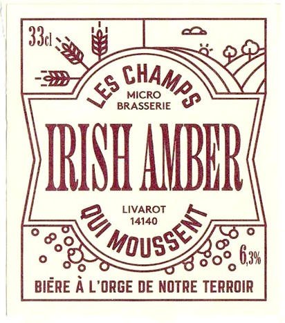 Etiquette BRASSERIE LES CHAMPS QUI MOUSSENT 16