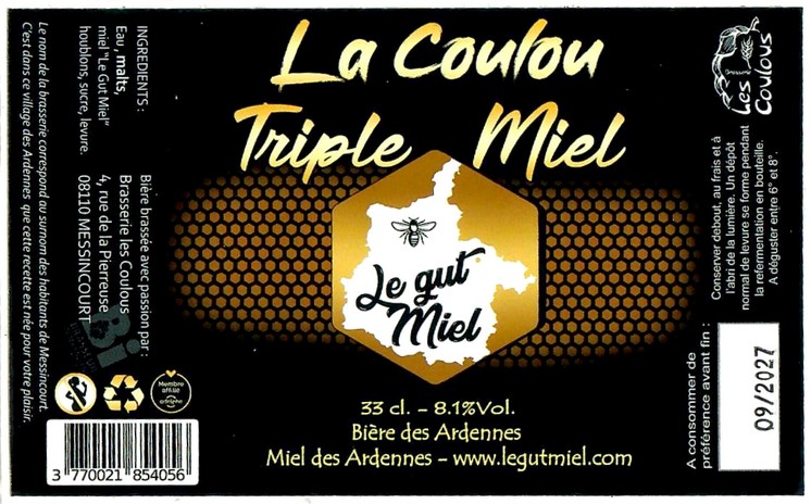 Etiquette BRASSERIE LES COULOUS 02