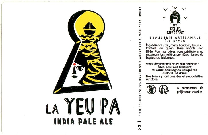 Etiquette BRASSERIE LES FOUS BRASSANT 07