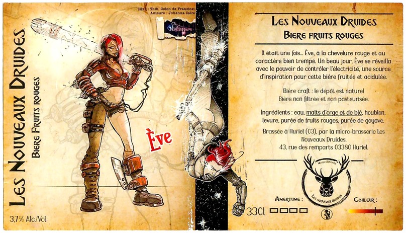 Etiquette BRASSERIE LES NOUVEAUX DRUIDES 07