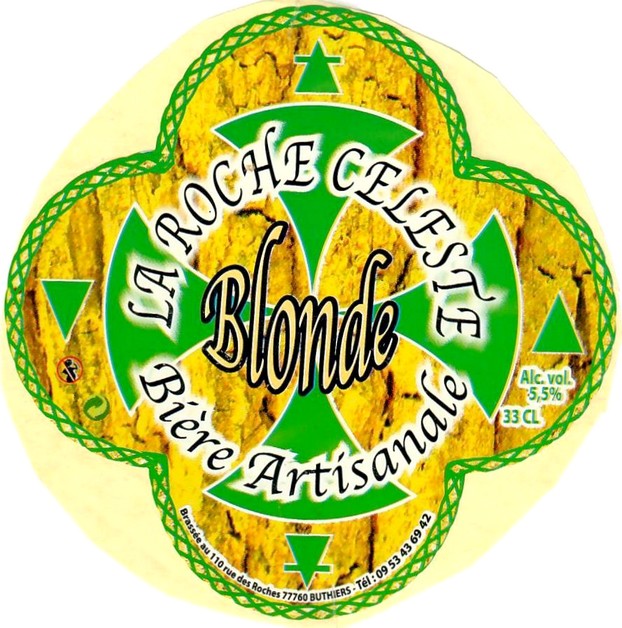 Etiquette BRASSERIE LES ROCHES CELESTES 01