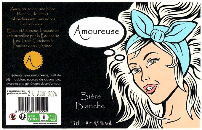 Etiquette BRASSERIE LES TROIS CLOCHERS 01