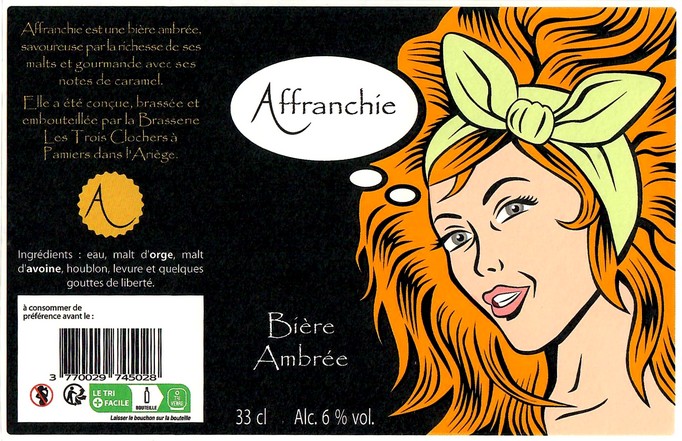 Etiquette BRASSERIE LES TROIS CLOCHERS 03