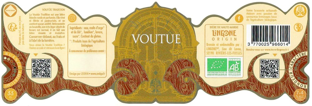 Etiquette BRASSERIE LINGONE 09