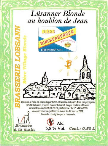 Etiquette BRASSERIE LOBSANN 60