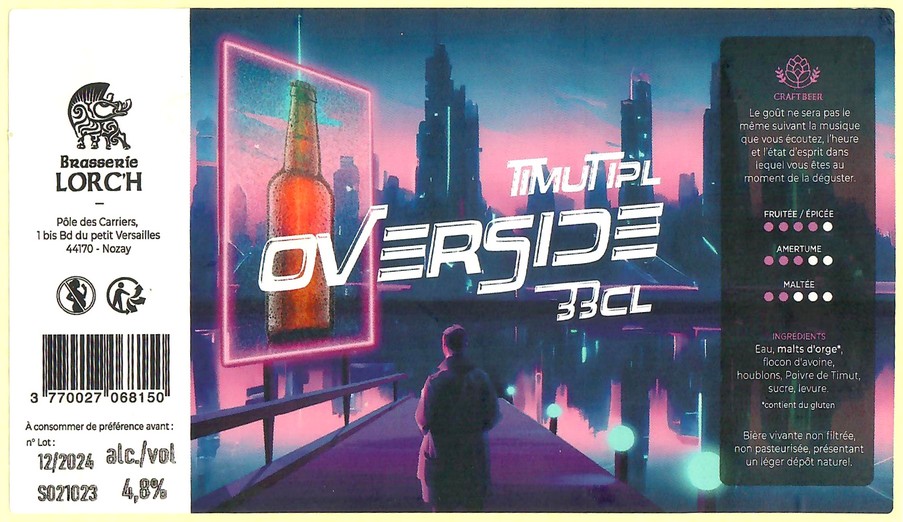 Etiquette BRASSERIE LORC'H 01