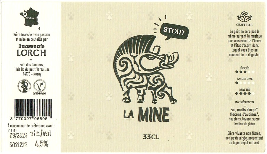 Etiquette BRASSERIE LORC'H 02