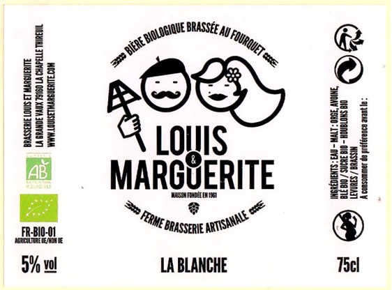 Etiquette BRASSERIE LOUIS ET MARGUERITE 02