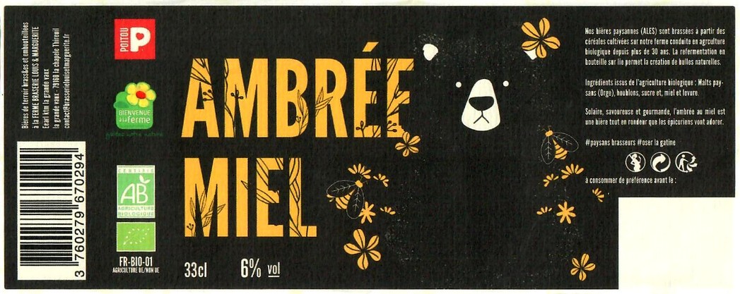 Etiquette BRASSERIE LOUIS ET MARGUERITE 15