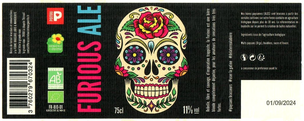 Etiquette BRASSERIE LOUIS ET MARGUERITE 19