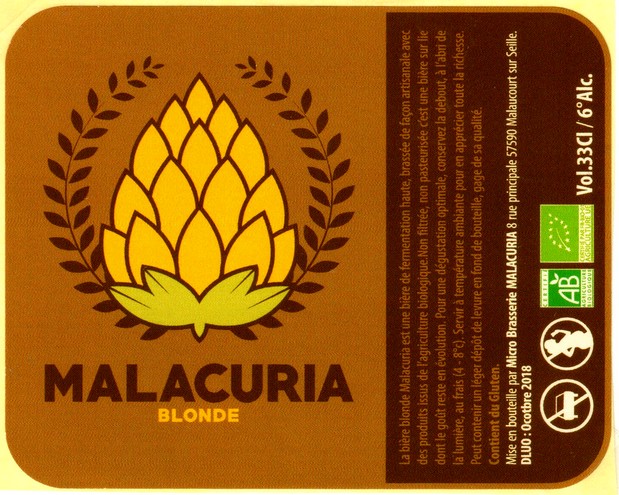 etiquette BRASSERIE MALACURIA 01