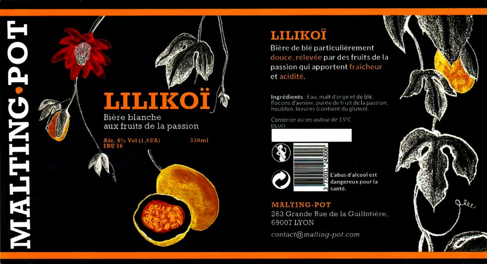 etiquette BRASSERIE MALTING POT 01