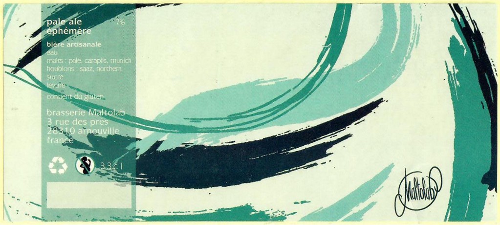 Etiquette BRASSERIE MALTOLAB 07