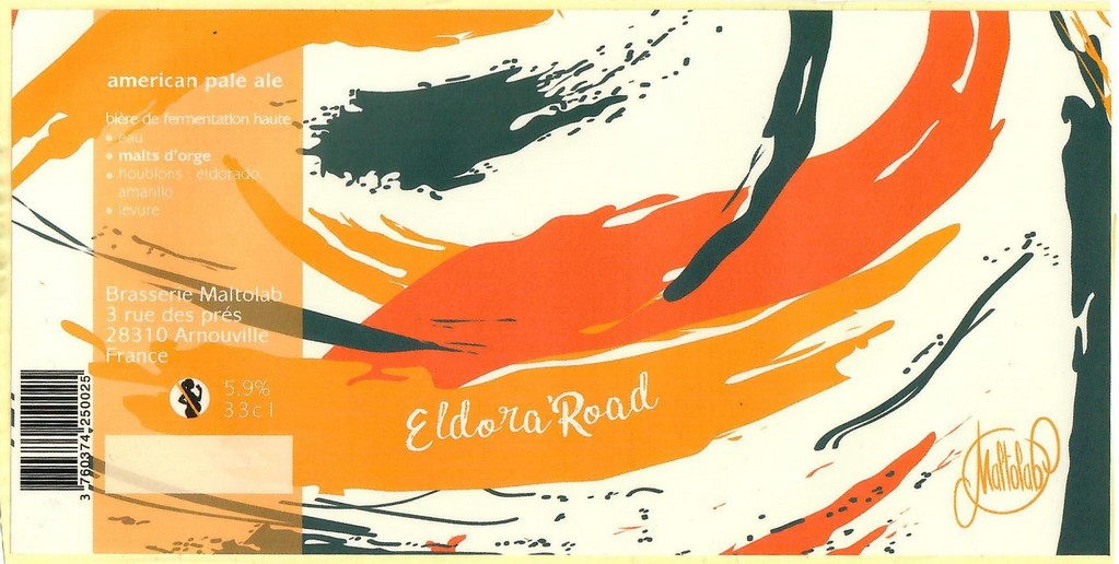 Etiquette BRASSERIE MALTOLAB 10