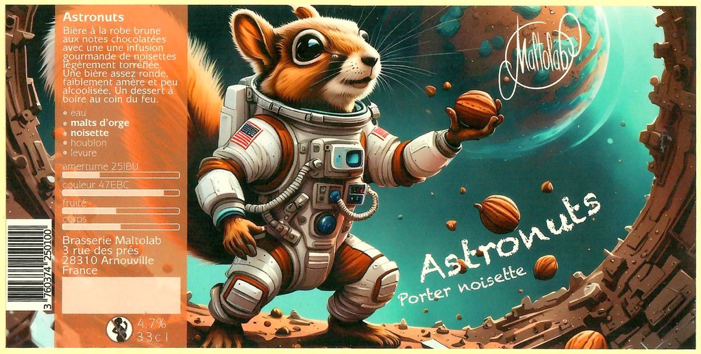 Etiquette BRASSERIE MALTOLAB 21