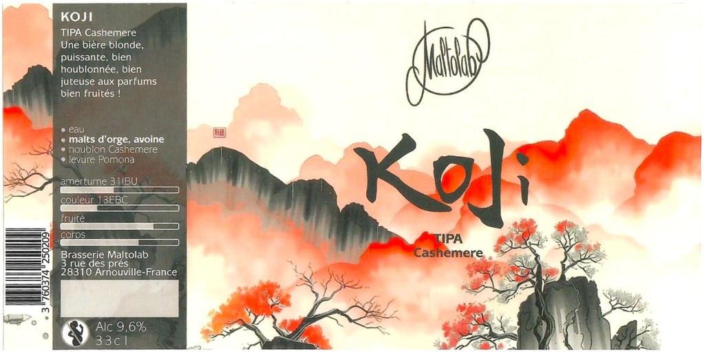 Etiquette BRASSERIE MALTOLAB 24