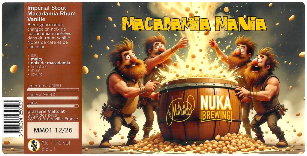 Etiquette BRASSERIE MALTOLAB 25