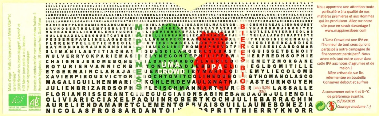 Etiquette BRASSERIE MAPPINESS 03