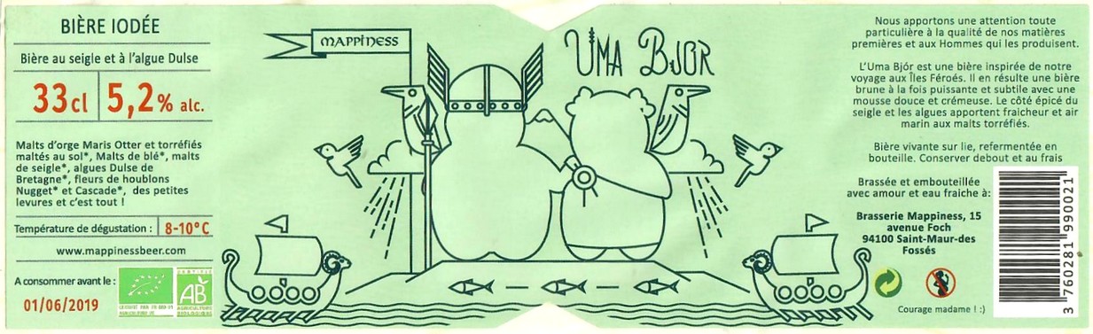 Etiquette BRASSERIE MAPPINESS 04