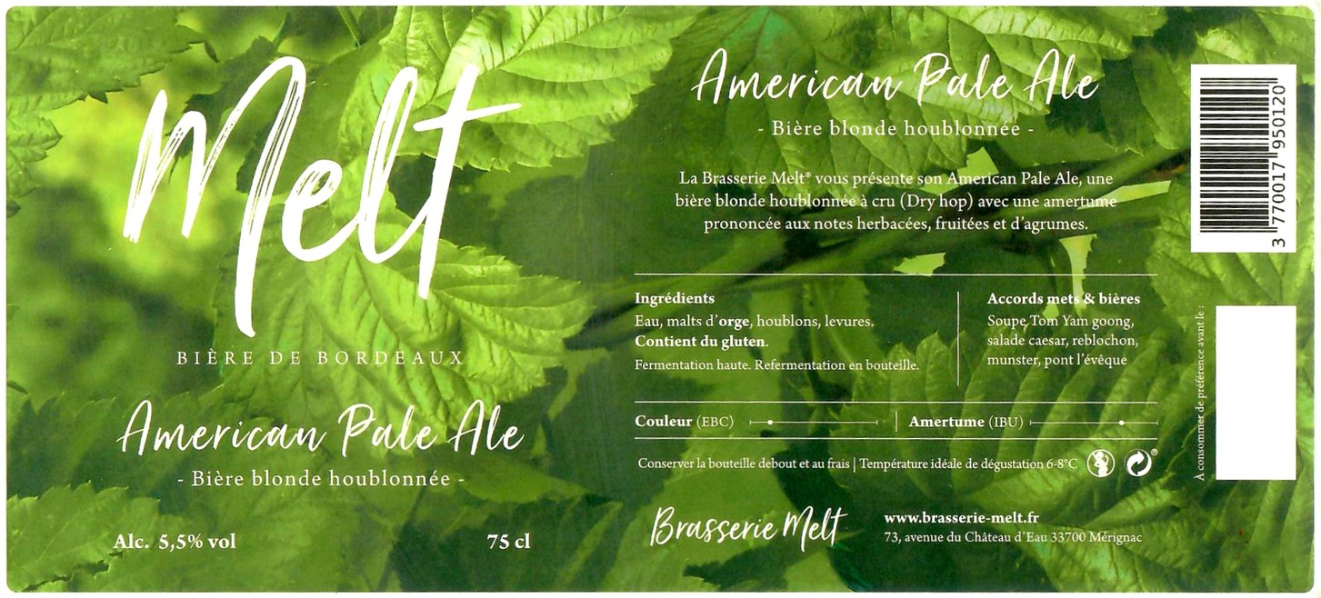 Etiquette BRASSERIE MELT 03