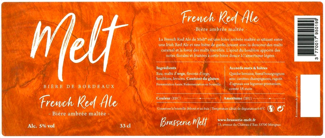 Etiquette BRASSERIE MELT 08