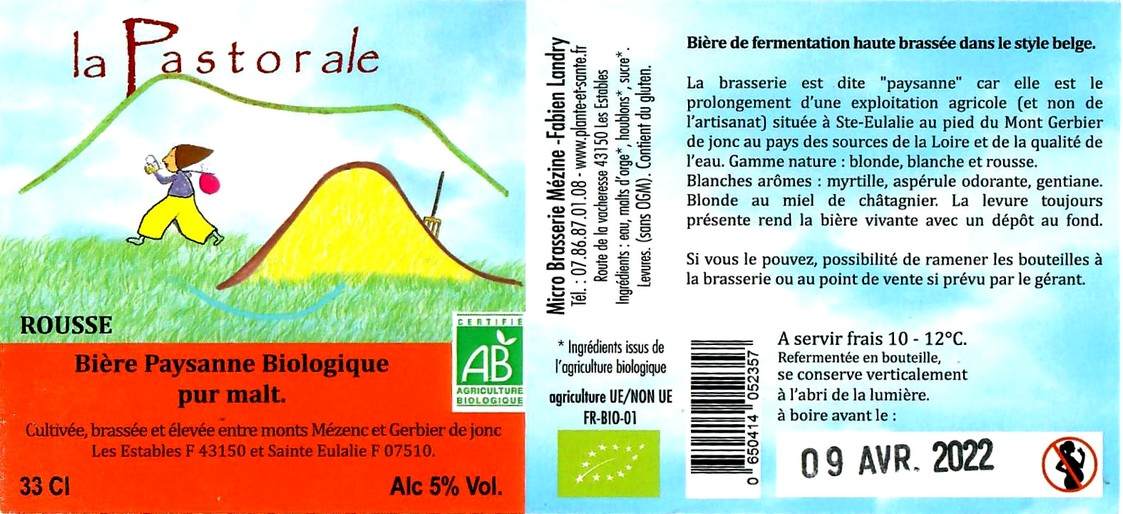 etiquette BRASSERIE MEZINE 06