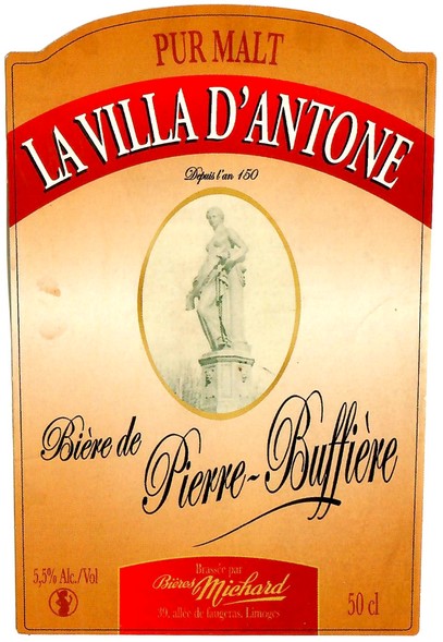 Etiquette BRASSERIE MICHARD 09