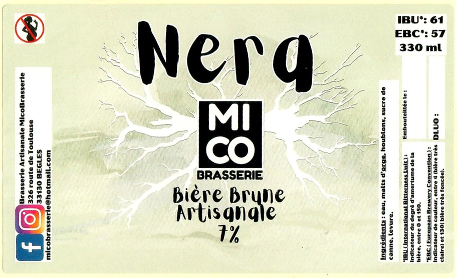Etiquette BRASSERIE MICOBRASSERIE 01