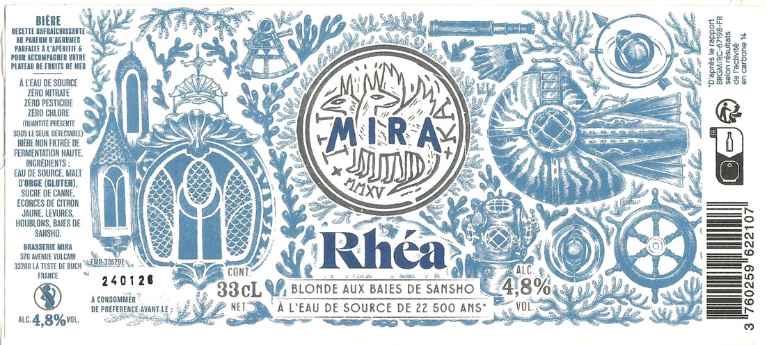 Etiquette BRASSERIE MIRA 29