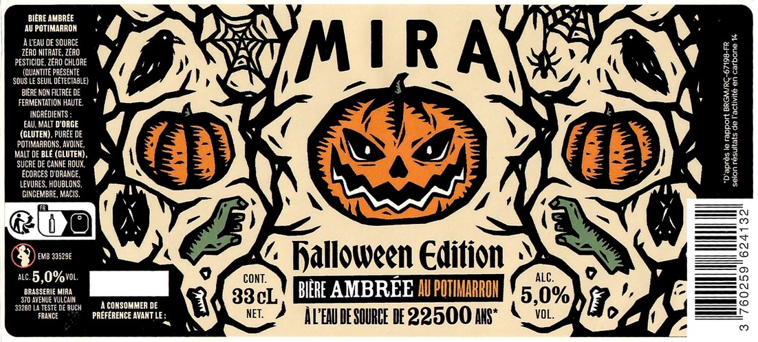 Etiquette BRASSERIE MIRA 31