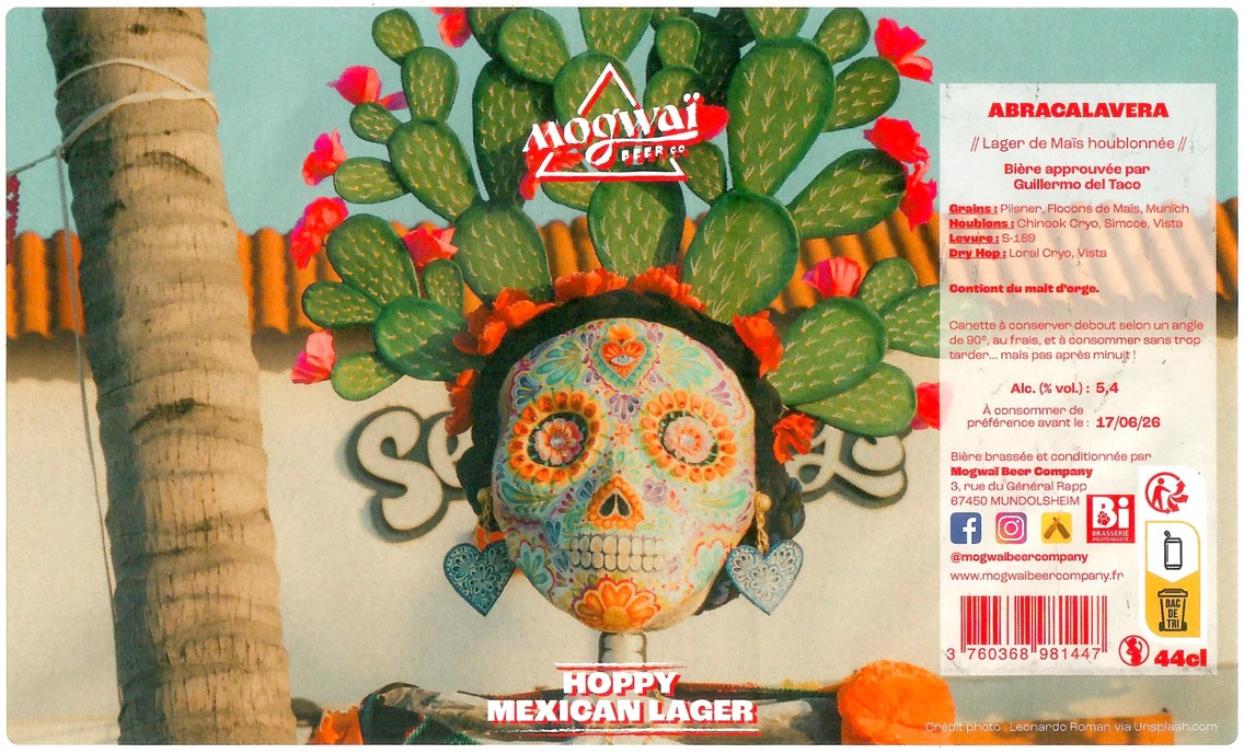 Etiquette BRASSERIE MOGWAI BEER CO 104