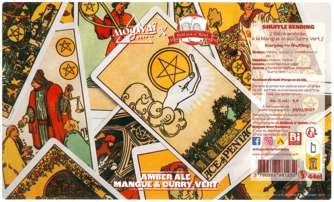 Etiquette BRASSERIE MOGWAI BEER CO 106