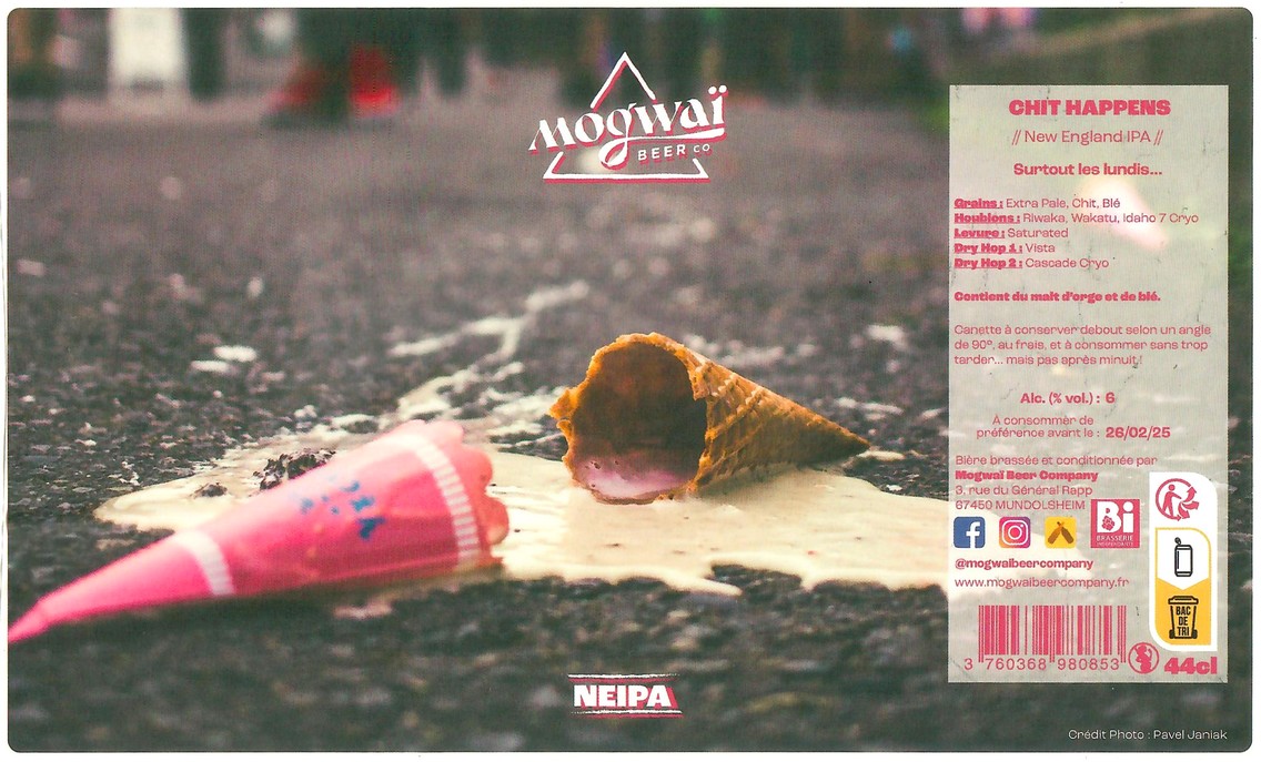 Etiquette BRASSERIE MOGWAI BEER COMPANY 114
