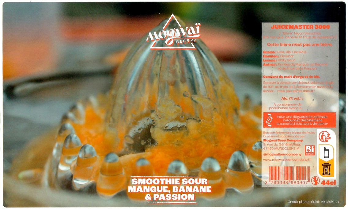 Etiquette BRASSERIE MOGWAI BEER CO 61