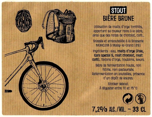 Etiquette BRASSERIE MONCLEM 24