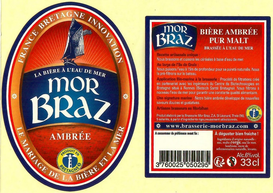 Etiquette BRASSERIE MOR BRAZ 31