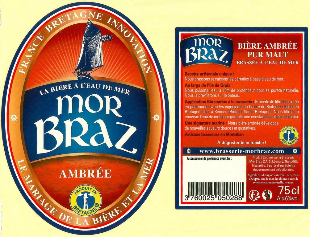 Etiquette BRASSERIE MOR BRAZ 32